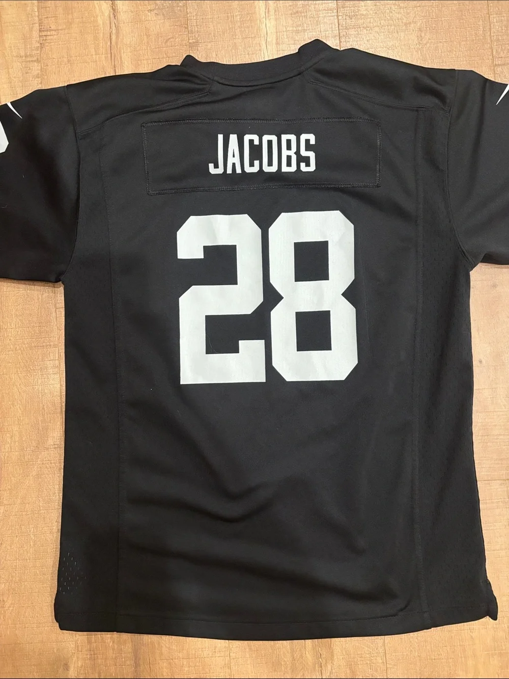 NFL Josh Jacobs Raiders Las Vegas 28 youth XL Nike